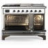 Ilve Majestic III Collection UM48FSQNR3RABLP - Majestic III 48 inch Dual Fuel Range