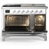 Ilve Majestic III Collection UM48FSQNR3RAC - Majestic III 48 inch Dual Fuel Range