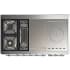 Ilve Majestic III Collection UM48FSQNR3RACLP - Majestic III 48 inch Dual Fuel Range
