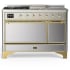 Ilve Majestic III Collection UM48FSQNR3SSGLP - Majestic III 48 inch Dual Fuel Range