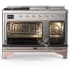 Ilve Majestic III Collection UM48FSQNR3SSPLP - Majestic III 48 inch Dual Fuel Range