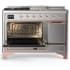 Ilve Majestic III Collection UM48FSQNR3SSPLP - Majestic III 48 inch Dual Fuel Range