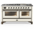 Ilve Majestic III Collection UM60FNR3AWB - Majestic III 60 inch Dual Fuel Range