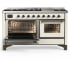 Ilve Majestic III Collection UM60FNR3AWBLP - Majestic III 60 inch Dual Fuel Range
