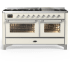 Ilve Majestic III Collection UM60FNR3AWC - Majestic III 60 inch Dual Fuel Range