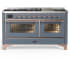 Ilve Majestic III Collection UM60FNR3BGP - Majestic III 60 inch Dual Fuel Range