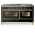 Ilve Majestic III Collection UM60FNR3BKGLP - Majestic III 60 inch Dual Fuel Range