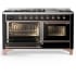 Ilve Majestic III Collection UM60FNR3BKP - Majestic III 60 inch Dual Fuel Range