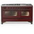 Ilve Majestic III Collection UM60FNR3BUB - Majestic III 60 inch Dual Fuel Range