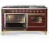 Ilve Majestic III Collection UM60FNR3BUGLP - Majestic III 60 inch Dual Fuel Range