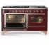 Ilve Majestic III Collection UM60FNR3BUPLP - Majestic III 60 inch Dual Fuel Range