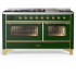 Ilve Majestic III Collection UM60FNR3EGG - Majestic III 60 inch Dual Fuel Range