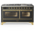 Ilve Majestic III Collection UM60FNR3MGG - 60 Inch Dual Fuel Range with 7 Sealed Burners, Griddle