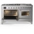 Ilve Majestic III Collection UM60FNR3SSC - Majestic III 60 inch Dual Fuel Range