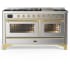 Ilve Majestic III Collection UM60FNR3SSG - Majestic III 60 inch Dual Fuel Range