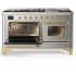 Ilve Majestic III Collection UM60FNR3SSG - Majestic III 60 inch Dual Fuel Range