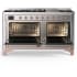 Ilve Majestic III Collection UM60FNR3SSPLP - Majestic III 60 inch Dual Fuel Range