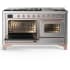 Ilve Majestic III Collection UM60FNR3SSPLP - Majestic III 60 inch Dual Fuel Range