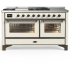 Ilve Majestic III Collection UM60FSNR3AWB - Majestic III 60 inch Dual Fuel Range