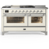 Ilve Majestic III Collection UM60FSNR3AWCLP - Majestic III 60 inch Dual Fuel Range