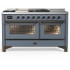 Ilve Majestic III Collection UM60FSNR3BGB - Majestic III 60 inch Dual Fuel Range