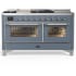 Ilve Majestic III Collection UM60FSNR3BGCLP - Majestic III 60 inch Dual Fuel Range