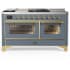 Ilve Majestic III Collection UM60FSNR3BGGLP - Majestic III 60 inch Dual Fuel Range