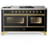 Ilve Majestic III Collection UM60FSNR3BKGLP - Majestic III 60 inch Dual Fuel Range