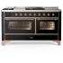 Ilve Majestic III Collection UM60FSNR3BKP - Majestic III 60 inch Dual Fuel Range