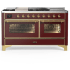 Ilve Majestic III Collection UM60FSNR3BUGLP - Majestic III 60 inch Dual Fuel Range