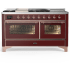 Ilve Majestic III Collection UM60FSNR3BUPLP - Majestic III 60 inch Dual Fuel Range