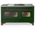 Ilve Majestic III Collection UM60FSNR3EGBLP - Majestic III 60 inch Dual Fuel Range