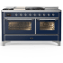 Ilve Majestic III Collection UM60FSNR3MBC - Majestic III 60 inch Dual Fuel Range