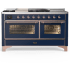 Ilve Majestic III Collection UM60FSNR3MBPLP - Majestic III 60 inch Dual Fuel Range