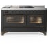 Ilve Majestic III Collection UM60FSNR3MGB - Majestic III 60 inch Dual Fuel Range