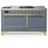 Ilve Majestic III Collection UM60FSQNR3BGGLP - Majestic III 60 inch Dual Fuel Range