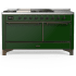 Ilve Majestic III Collection UM60FSQNR3EGB - Majestic III 60 inch Dual Fuel Range