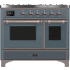 Ilve Majestic II Collection UMD10FDNS3BGB - 40 Inch Freestanding Dual Fuel Range in Front View