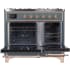 Ilve Majestic II Collection UMD10FDNS3BGP - 40 Inch Freestanding Dual Fuel Range in Opened View