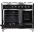 Ilve Majestic II Collection UMD10FDNS3BKCLP - 40 Inch Freestanding Dual Fuel Range in Opened View