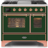 Ilve Majestic II Collection UMD10FDNS3EGPLP - 40 Inch Freestanding Dual Fuel Range in Front View
