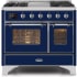 Ilve Majestic II Collection UMD10FDNS3MBC - 40 Inch Midnight Blue Natural Gas Freestanding Range