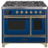 Ilve Majestic II Collection UMD10FDNS3MBGLP - 40 Inch Freestanding Dual Fuel Range in Front View