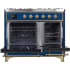Ilve Majestic II Collection UMD10FDNS3MBGLP - 40 Inch Freestanding Dual Fuel Range in Opened View