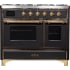 Ilve Majestic II Collection UMD10FDNS3MGGLP - 40 Inch Freestanding Dual Fuel Range in Front View
