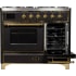 Ilve Majestic II Collection UMD10FDNS3MGGLP - 40 Inch Freestanding Dual Fuel Range in Opened View