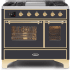Ilve Majestic II Collection UMD10FDNS3MGG - 40 Inch Matte Graphite Natural Gas Freestanding Range