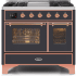 Ilve Majestic II Collection UMD10FDNS3MGPLP - 40 Inch Freestanding Dual Fuel Range in Front View