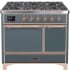 Ilve Majestic II Collection UMD10FDQNS3BGP - 40 Inch Freestanding Dual Fuel Range in Front View