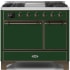 Ilve Majestic II Collection UMD10FDQNS3EGB - 40 Inch Freestanding Dual Fuel Range in Front View